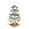 Xmas Tree Standing Decoration #06 ~ Clear Crystal 8cm*