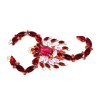 Scorpion Brooch Extra Large ~ Red AB*