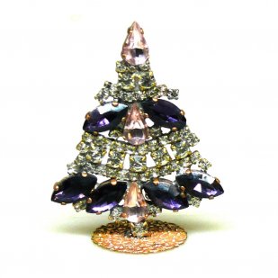 Xmas Tree Standing Decoration #09 ~ Purple Pink Clear*