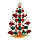 21cm Xmas Tree Decoration Navettes ~ Emerald Red Clear*