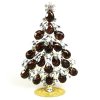 Xmas Teardrops Tree Standing Decoration 15cm ~ Dark Topaz*