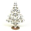 Xmas Teardrops Tree Standing Decoration 10cm ~ Clear Crystal*