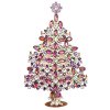 43 cm XXL Festive Xmas Tree Decoration ~ Vitrail Clear Purple*