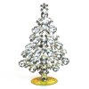 Xmas Teardrops Tree Standing Decoration 15cm ~ Clear Crystal*