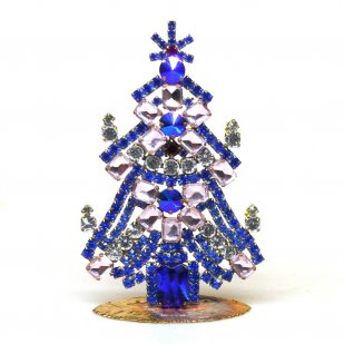 Impressive Xmas Standing Tree 12cm ~ Pink Blue Clear*