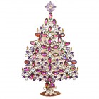 43 cm XXL Festive Xmas Tree Decoration ~ Vitrail Clear Purple*