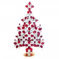 37 cm XXL Festive Xmas Tree Decoration ~ Clear Crystal Red*