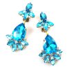 Fancy Essence Earrings Clips ~ Aqua*