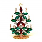 Xmas Tree Standing Decoration #15 ~ Emerald Red Clear*