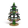 Xmas Tree Standing Decoration #06 ~ Green Vitrail 8cm*