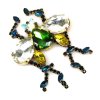 Fly Extra Large Brooch ~ Green Clear*