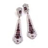 Eiffel Earrings Pierced ~ Purple