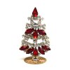 Xmas Tree Standing Decoration #06 ~ Clear Red 8cm*