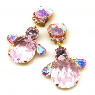 Bubbles Earrings Clips ~ Extra Pink*