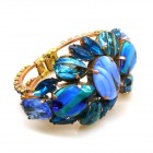 Iridescence Clamper Bracelet ~ Extra Sapphire Blue*