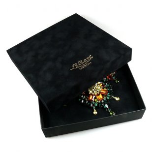 Luxury Gift Box for Set, 23cm x 23cm ~ Black Velvet