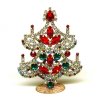 Multicolor Standing Xmas Tree Decoration 12cm ~ #07*