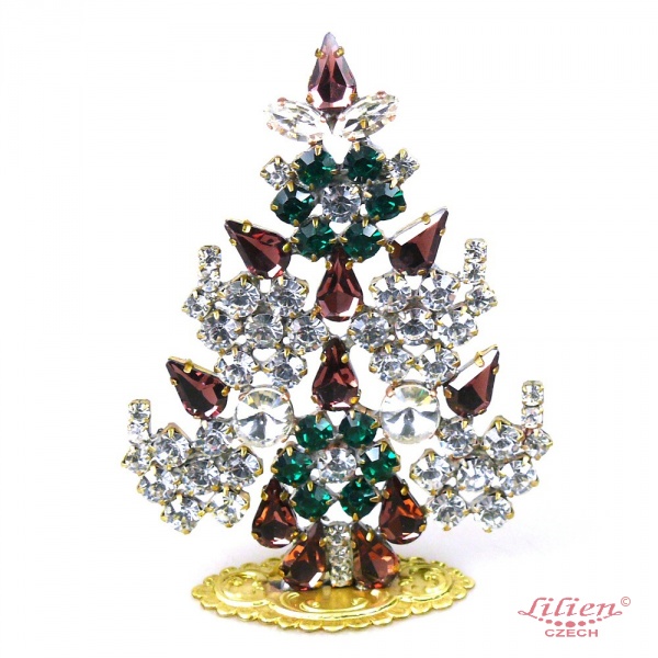 Crystal Christmas Tree for $1,320 | Clear | Luxury Czech Jewelry