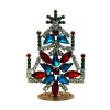 One Flower Tree Standing 8cm ~ Aqua Red*