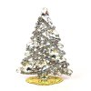 Zig-Zag Xmas Tree Stand-up Decoration 10cm ~ Clear Crystal*