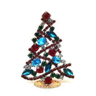 Zig-Zag Xmas Tree Stand-up Decoration 7cm ~ 02*