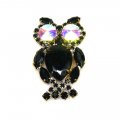 Owl Pin Medium ~ Black*