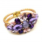Barocco Clamper Bracelet ~ Violet Purple*