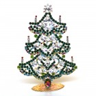 Multicolor Standing Xmas Tree Decoration 17cm ~ #03*