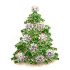 Xmas Tree Brooch #08 ~ Clear Green*