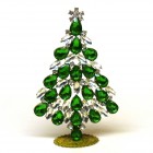 Xmas Teardrops Tree Standing Decoration 15cm ~ Peridot Green*