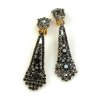 Eiffel Earrings Clips ~ Black