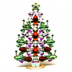 21cm Xmas Tree Decoration Navettes ~ Hyacinth Green Multicolor*