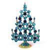 Xmas Flowers Tree Decoration 16cm ~ Aqua Extra Blue*