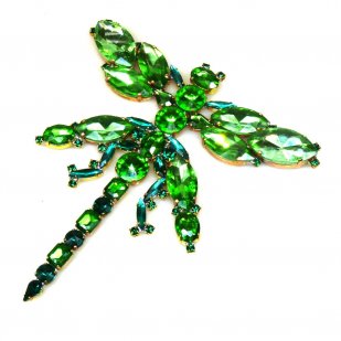 Dragonfly Brooch Extra Large ~ Green*