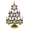 Xmas Flowers Tree Decoration 16cm ~ Vitrail Clear*