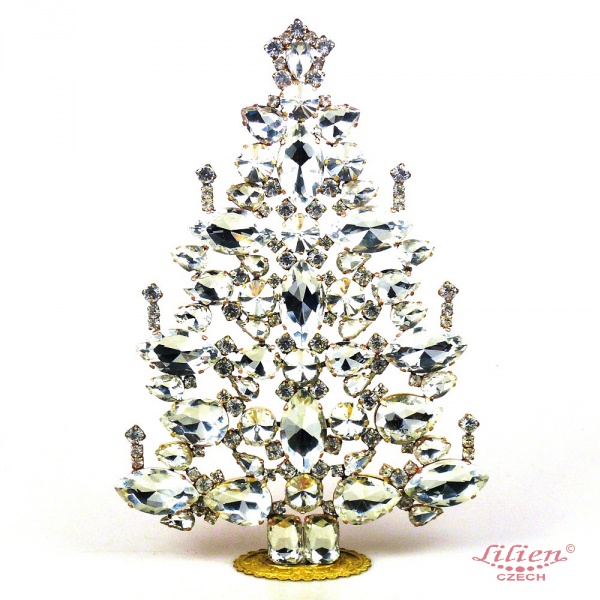 Crystal Christmas Tree for $1,320 | Clear | Luxury Czech Jewelry