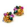 Magic Stones Earrings Clips ~Multicolor*