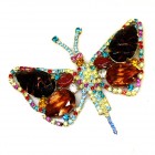 Grand Glamorous Butterfly ~ Dark Topaz Multicolor*