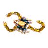 Scorpion Brooch Extra Large ~ Yellow Multicolor*