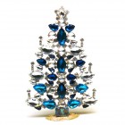 21cm Xmas Tree Decoration Navettes ~ Aqua Clear*