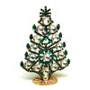 Rivoli Xmas Standing Tree 12.5cm ~ Clear Emerald*