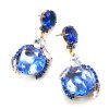 Grace Earrings Pierced ~ Extra Sapphire*