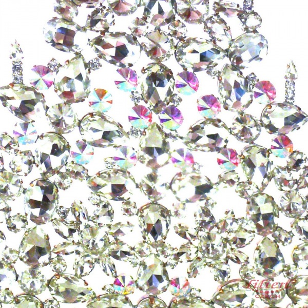 31 cm XXL Xmas Tree Table Decoration ~ Clear Crystal* : LILIEN CZECH,  authentic Czech rhinestone jewelry