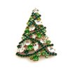 Zig-Zag Xmas Tree Brooch 7cm ~ #03*