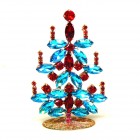 Xmas Tree Standing Decoration #15 ~ Aqua Red*