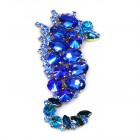 Sea-Horse Brooch ~ Blue Aqua*