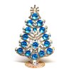 Rivoli Xmas Standing Tree 12.5cm ~ Aqua Clear*