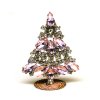 Xmas Tree Standing Decoration #09 ~ Pink Clear*