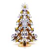 2024 Xmas Tree Decoration 20cm Ovals ~ Extra Topaz AB*