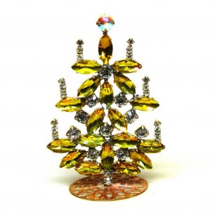 Xmas Tree Standing Decoration #15 ~ Yellow Clear*